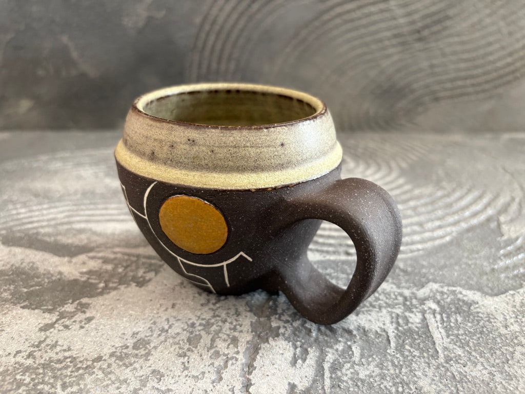 koo pottery【沖縄】仲田雅也　コロコロ　マグカップ70