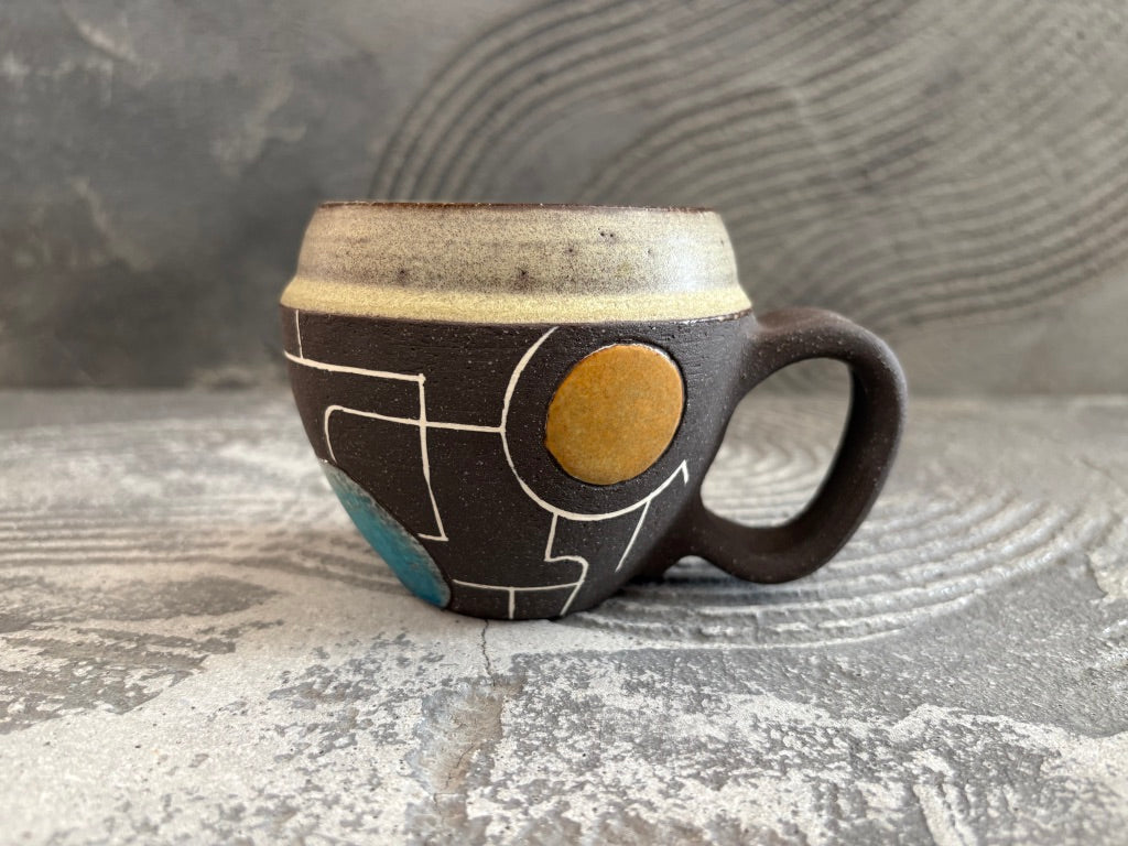 koo pottery【沖縄】仲田雅也　コロコロ　マグカップ70