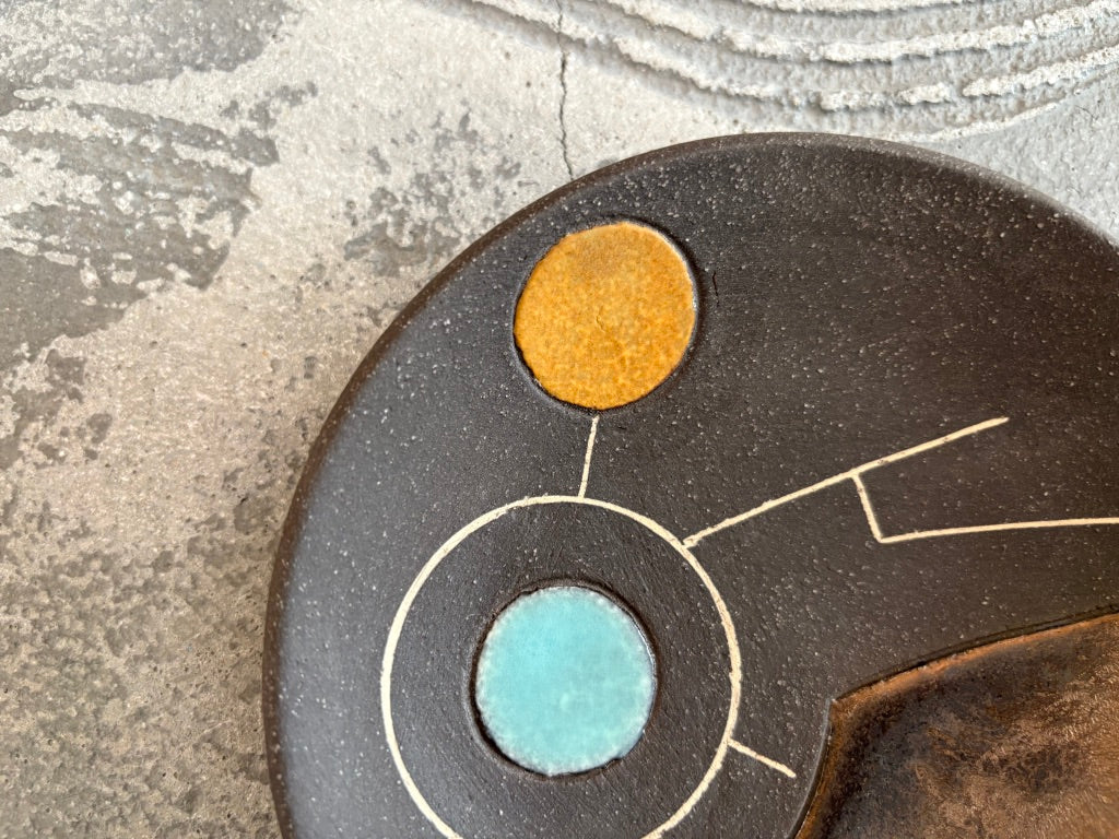 koo pottery【沖縄】仲田雅也　5寸皿68