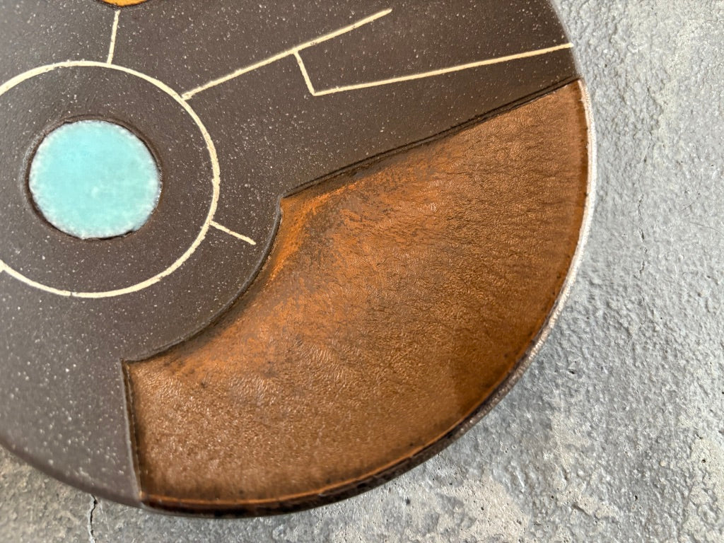 koo pottery【沖縄】仲田雅也　5寸皿68