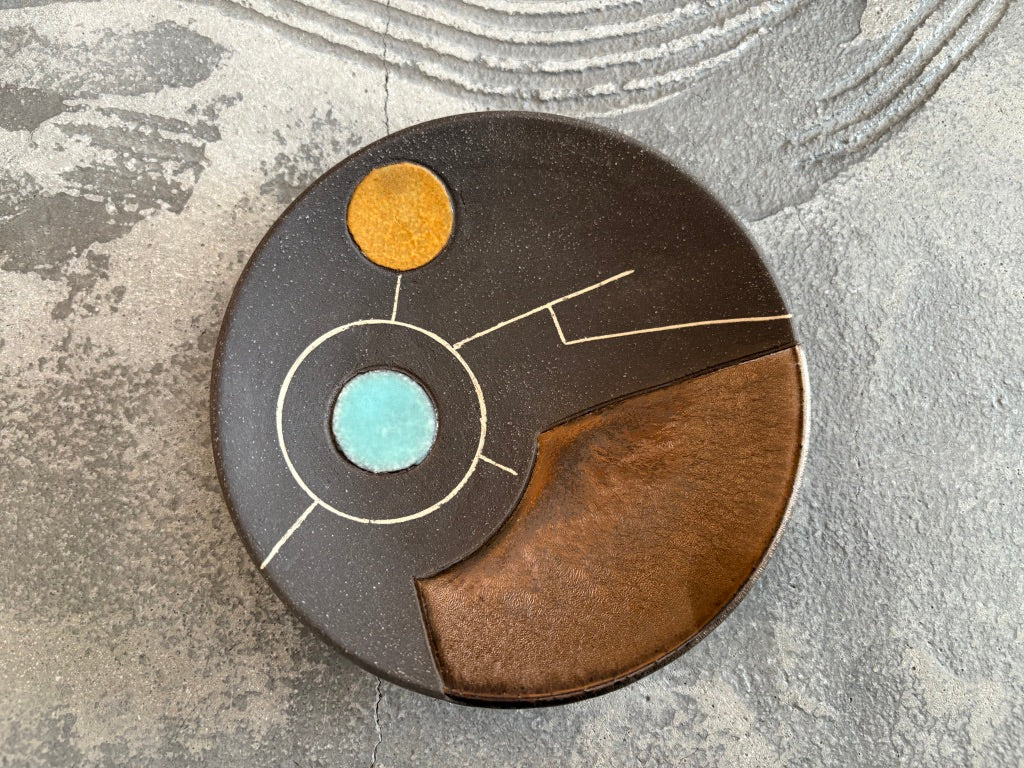 koo pottery【沖縄】仲田雅也　5寸皿68