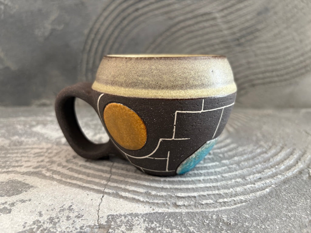 koo pottery【沖縄】仲田雅也　コロコロ　マグカップ66