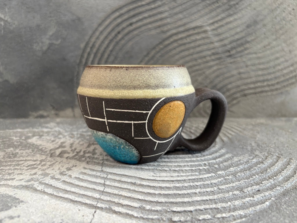 koo pottery【沖縄】仲田雅也　コロコロ　マグカップ66