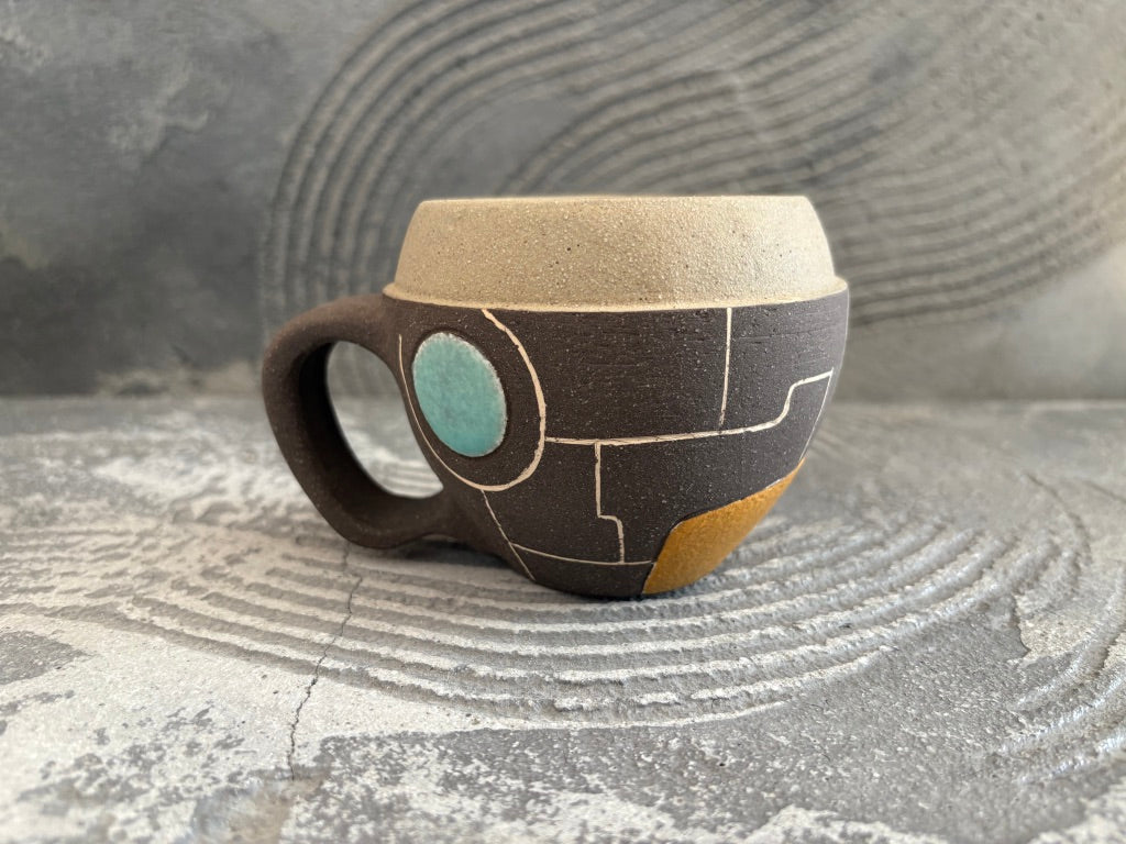 koo pottery【沖縄】仲田雅也　コロコロ　マグカップ64