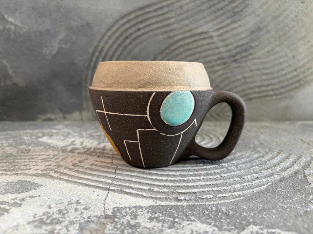 koo pottery【沖縄】仲田雅也　コロコロ　マグカップ65