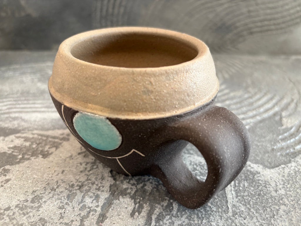 koo pottery【沖縄】仲田雅也　コロコロ　マグカップ65