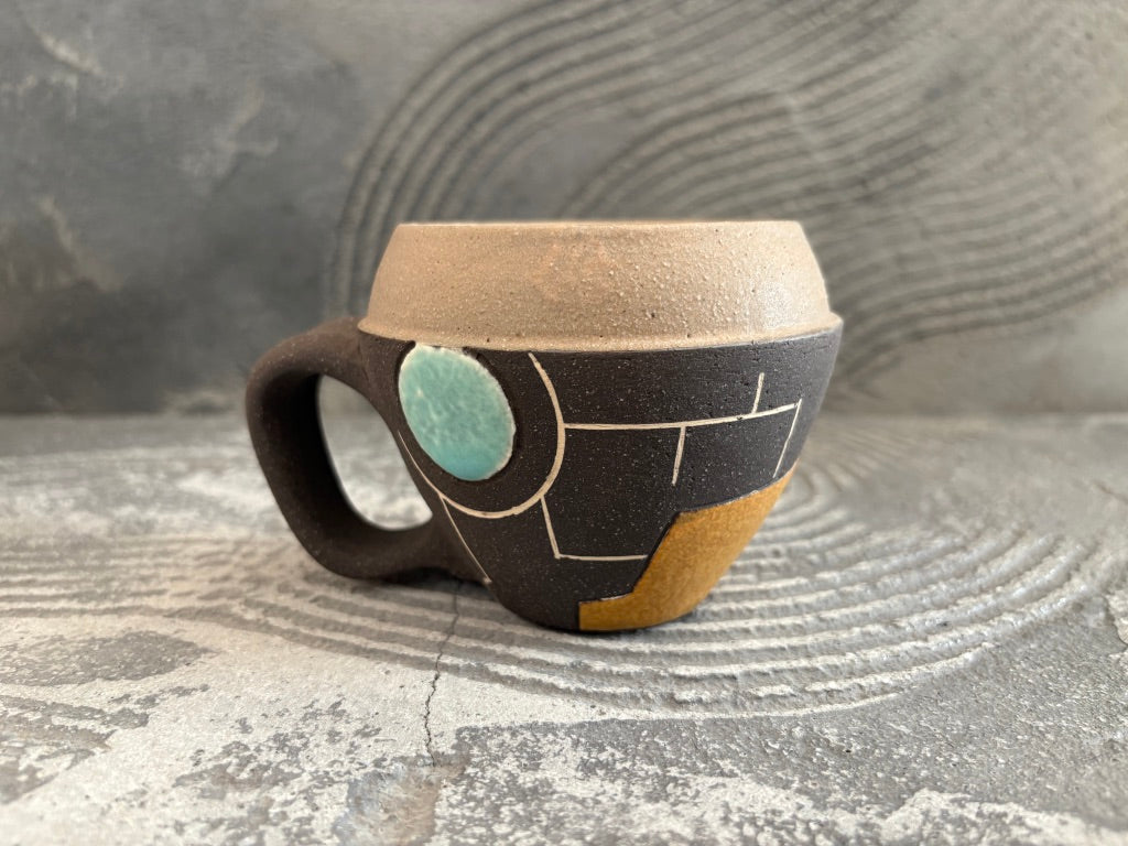 koo pottery【沖縄】仲田雅也　コロコロ　マグカップ65