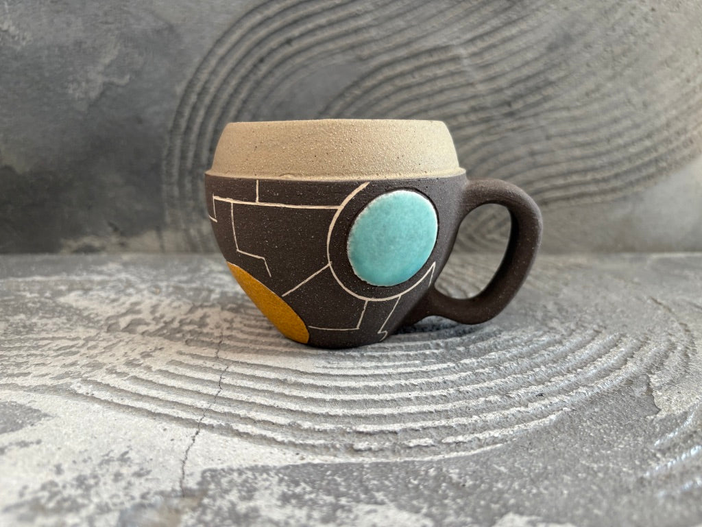 koo pottery【沖縄】仲田雅也　コロコロ　マグカップ64