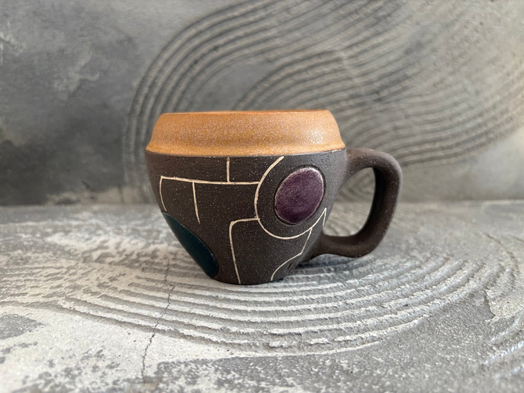 koo pottery【沖縄】仲田雅也　コロコロ　マグカップ63