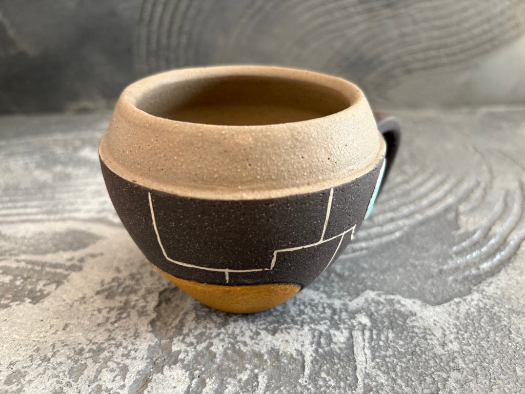 koo pottery【沖縄】仲田雅也　コロコロ　マグカップ62
