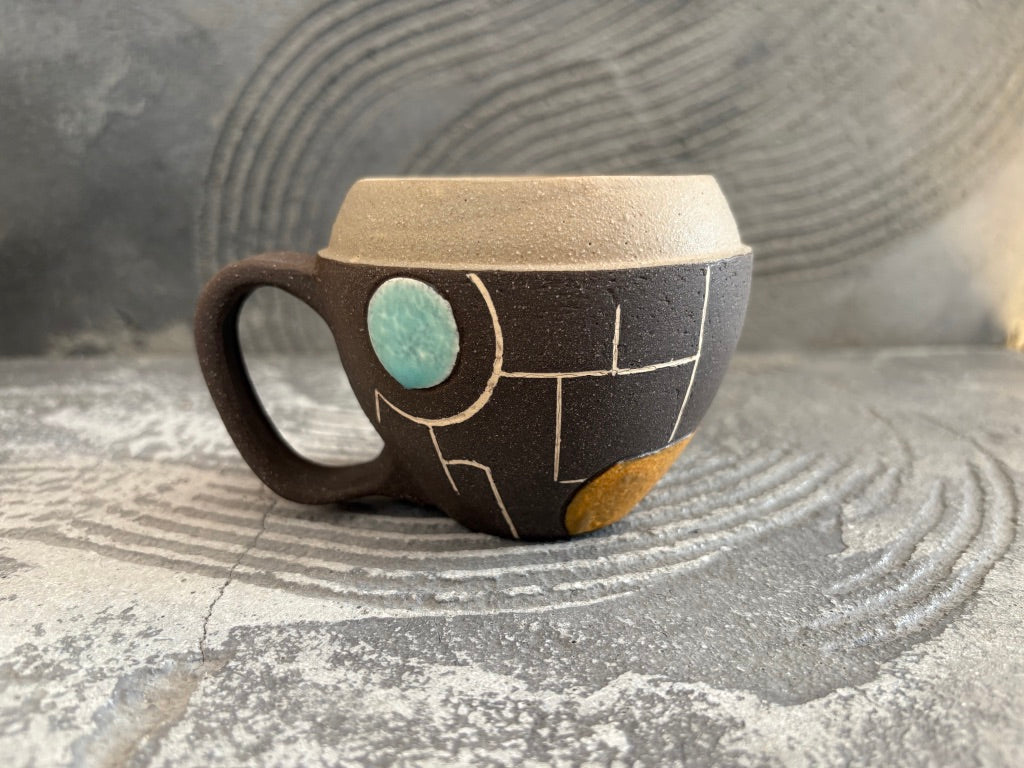 koo pottery【沖縄】仲田雅也　コロコロ　マグカップ62