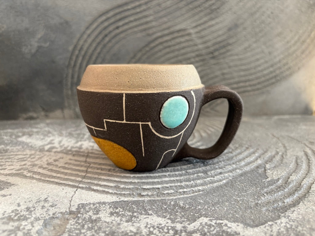 koo pottery【沖縄】仲田雅也　コロコロ　マグカップ62