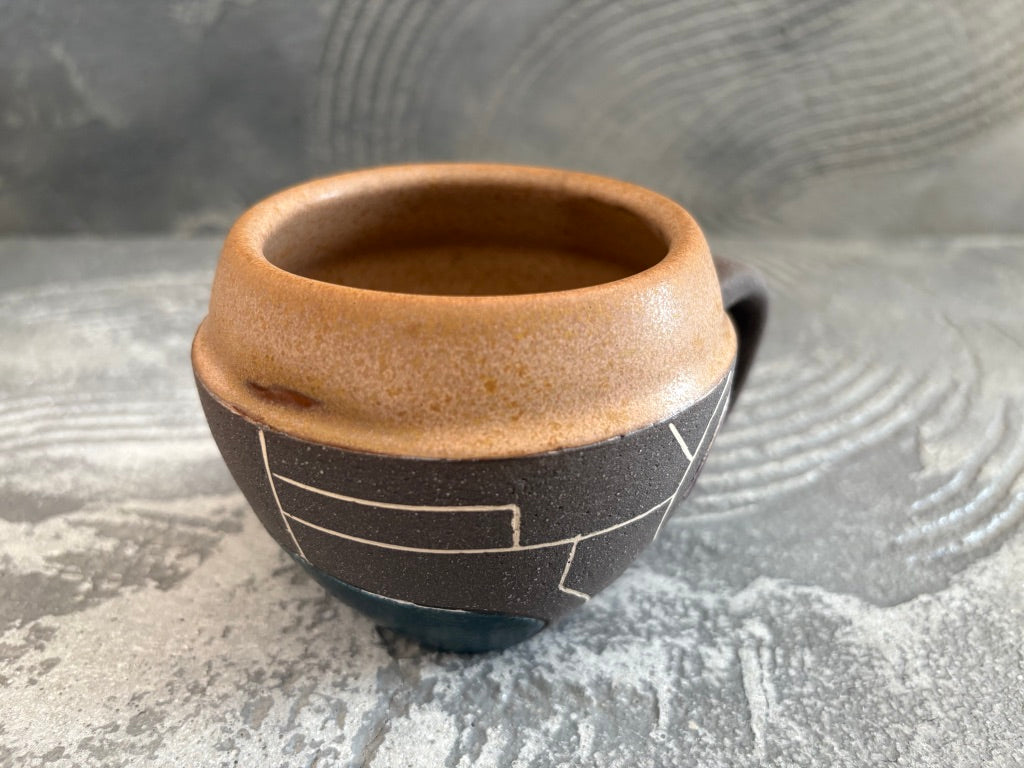 koo pottery【沖縄】仲田雅也　コロコロ　マグカップ60