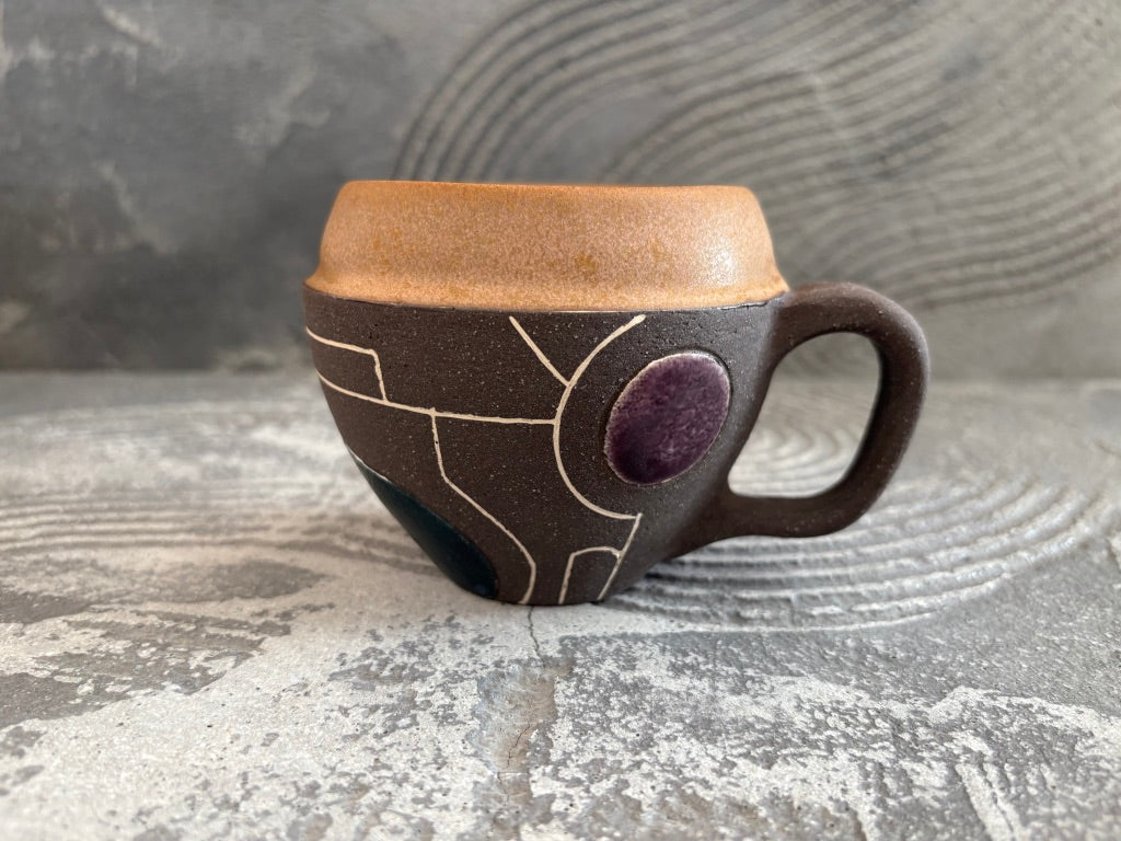 koo pottery【沖縄】仲田雅也　コロコロ　マグカップ60