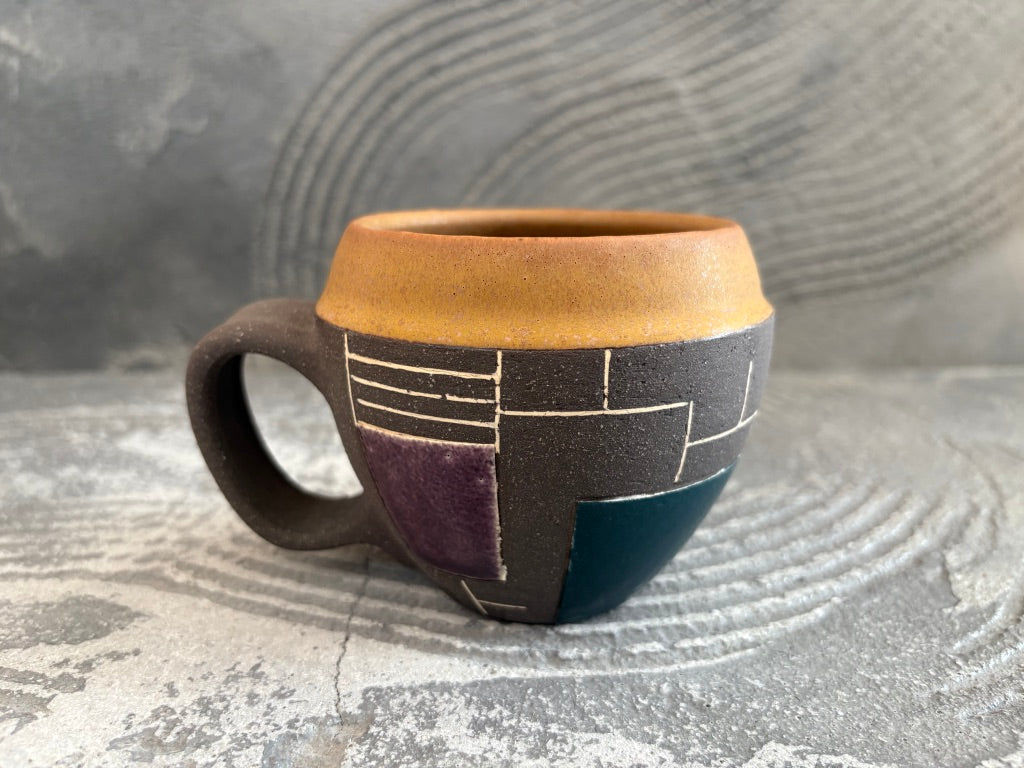 koo pottery【沖縄】仲田雅也　コロコロ　マグカップ59