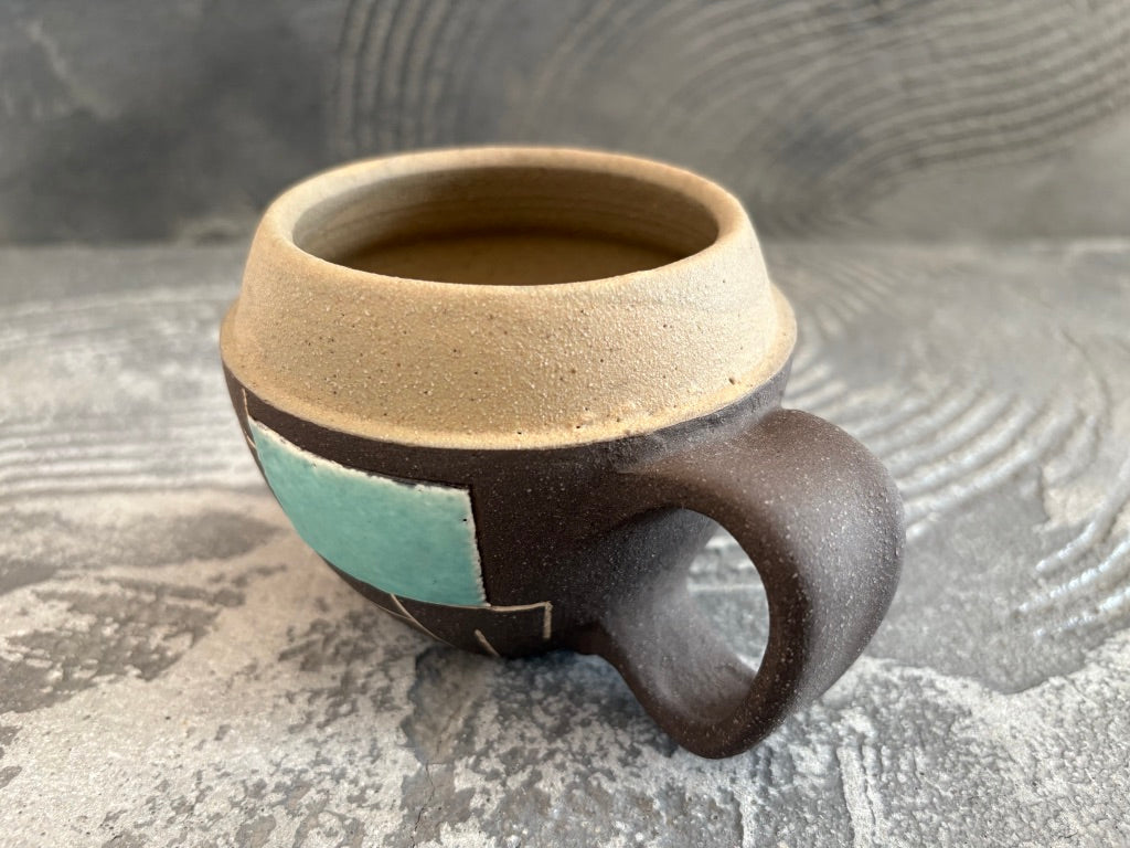 koo pottery【沖縄】仲田雅也　コロコロ　マグカップ56