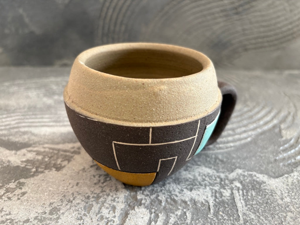 koo pottery【沖縄】仲田雅也　コロコロ　マグカップ57