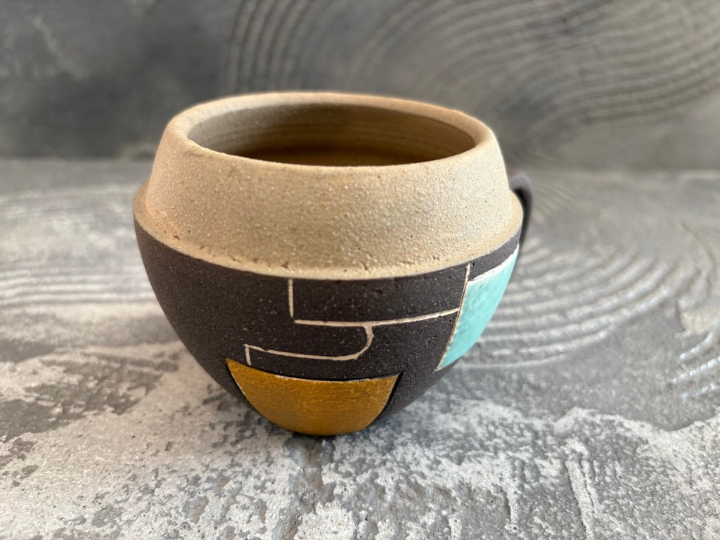 koo pottery【沖縄】仲田雅也　コロコロ　マグカップ56