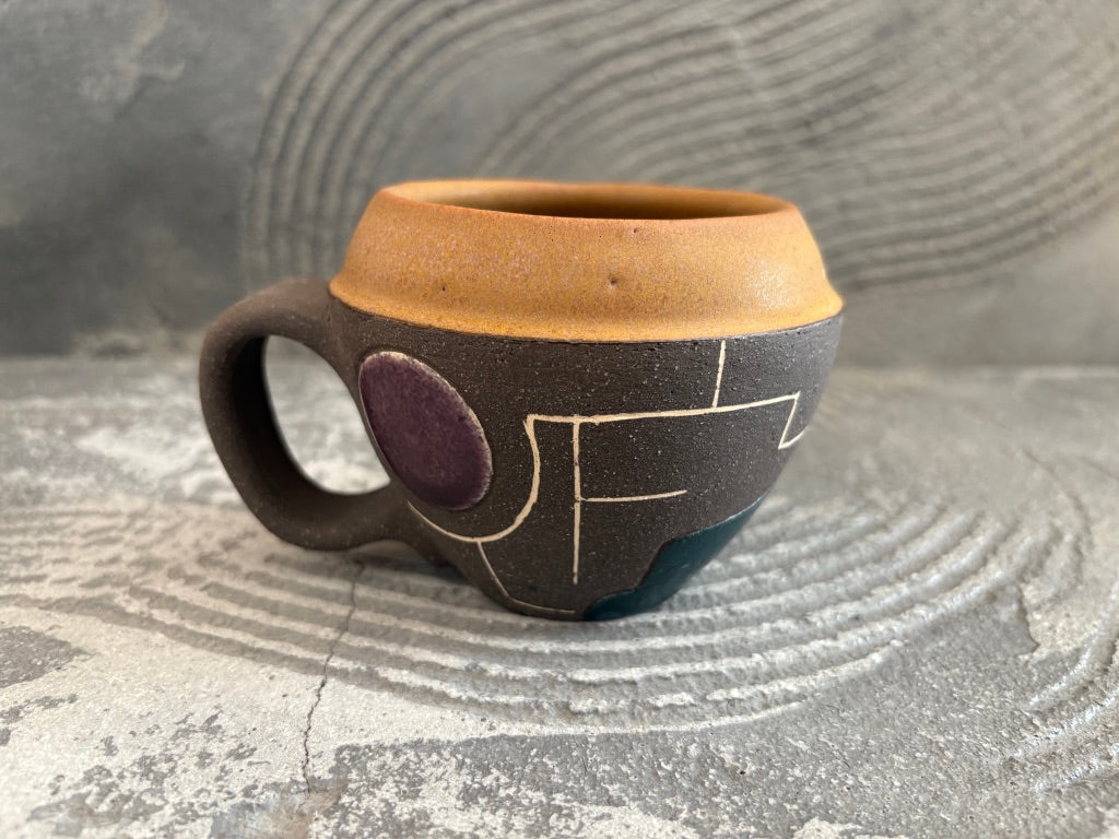 koo pottery【沖縄】仲田雅也　コロコロ　マグカップ58