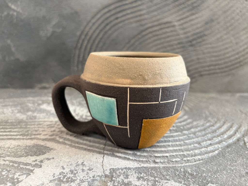 koo pottery【沖縄】仲田雅也　コロコロ　マグカップ57