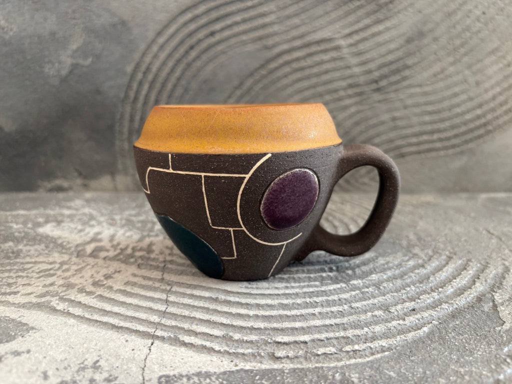 koo pottery【沖縄】仲田雅也　コロコロ　マグカップ58