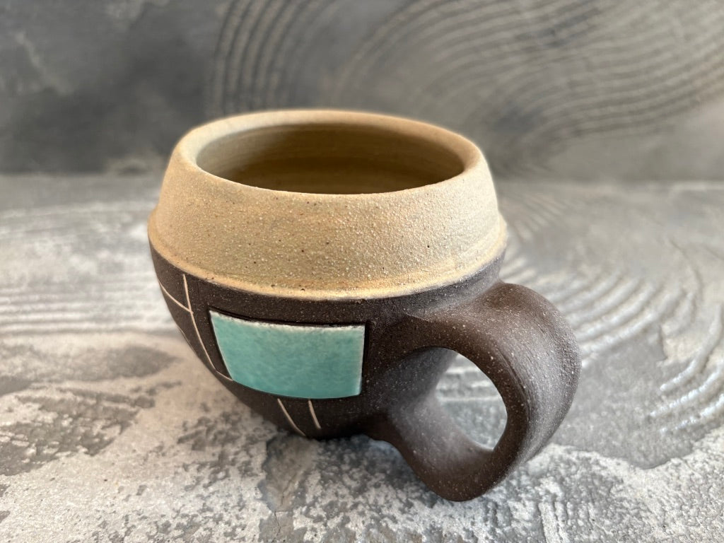 koo pottery【沖縄】仲田雅也　コロコロ　マグカップ57