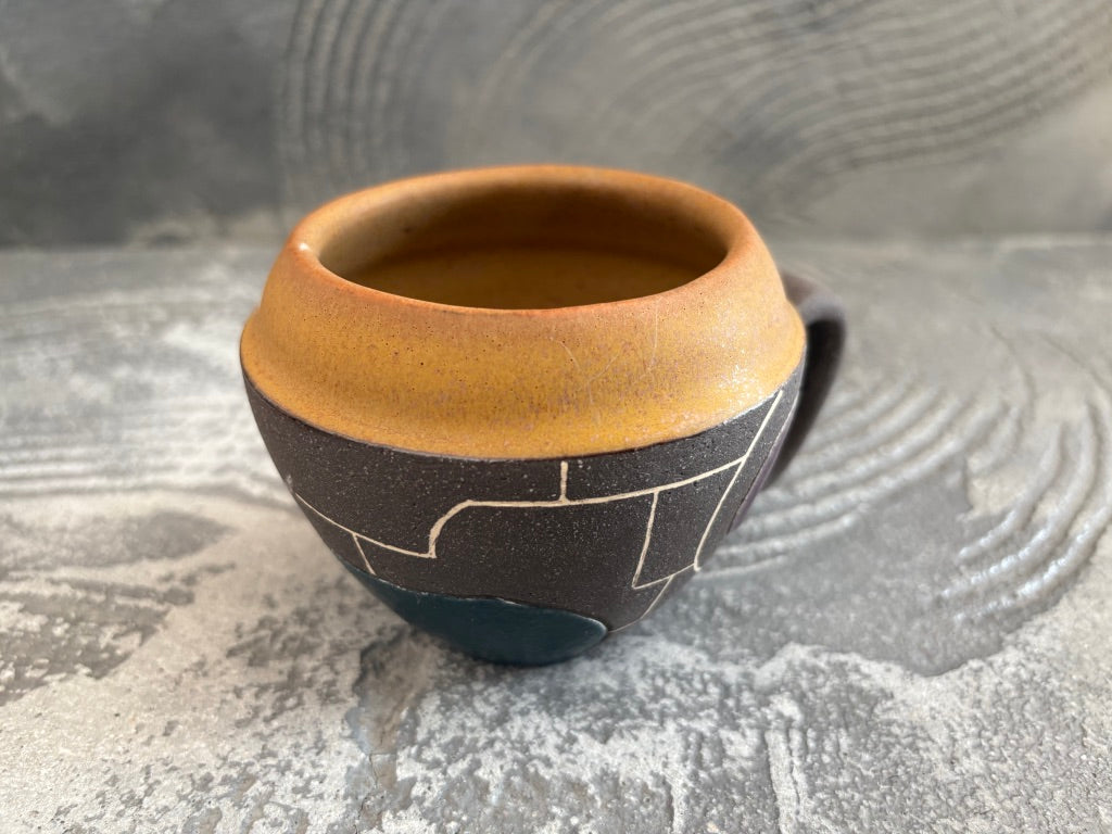 koo pottery【沖縄】仲田雅也　コロコロ　マグカップ58