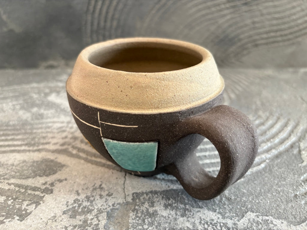 koo pottery【沖縄】仲田雅也　コロコロ　マグカップ55
