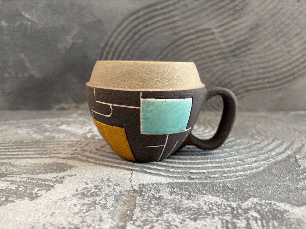 koo pottery【沖縄】仲田雅也　コロコロ　マグカップ56