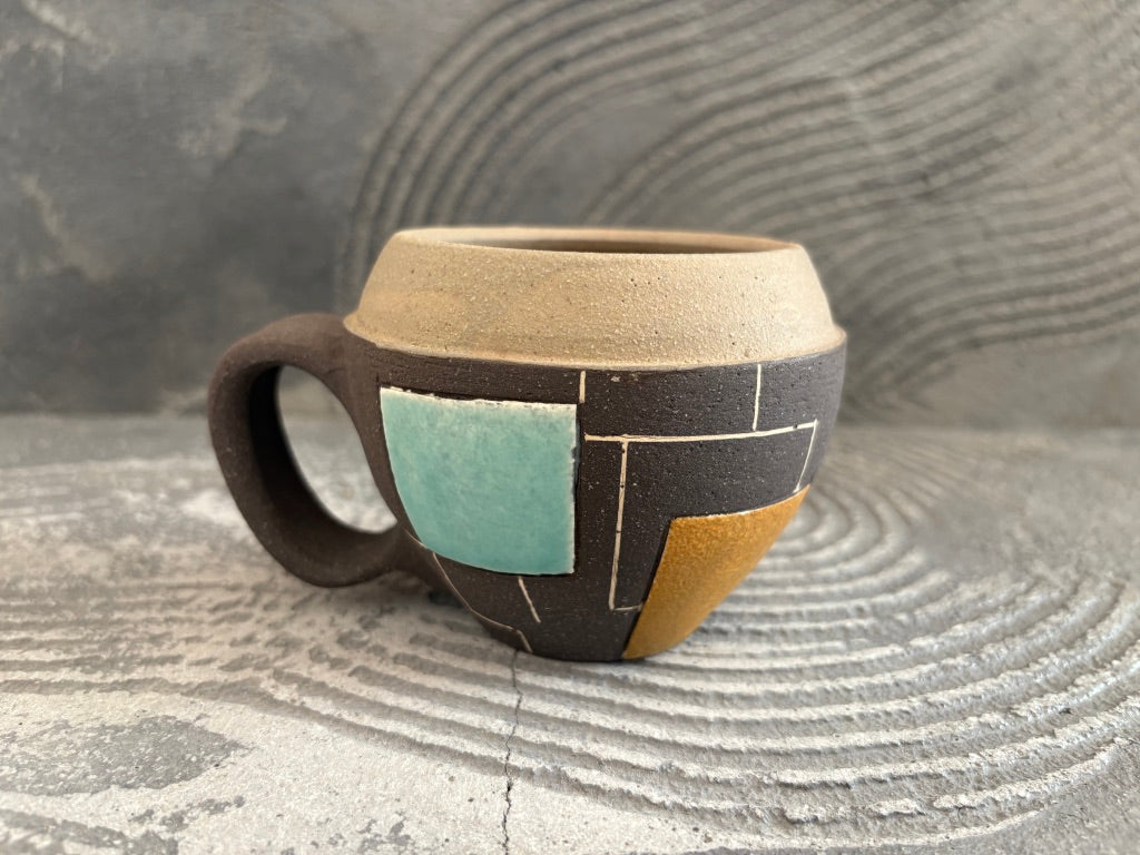 koo pottery【沖縄】仲田雅也　コロコロ　マグカップ55