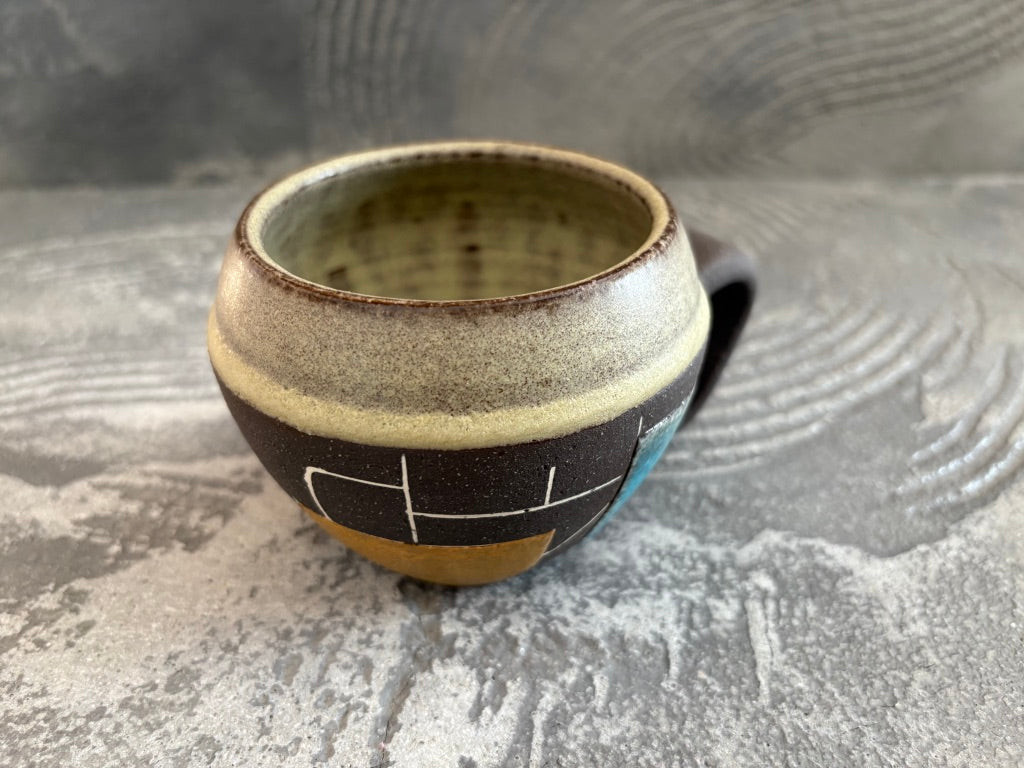koo pottery【沖縄】仲田雅也　コロコロ　マグカップ54