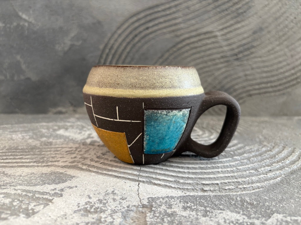 koo pottery【沖縄】仲田雅也　コロコロ　マグカップ54