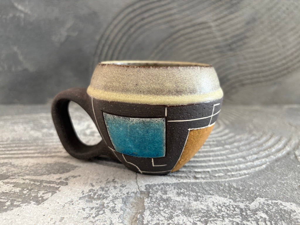 koo pottery【沖縄】仲田雅也　コロコロ　マグカップ54