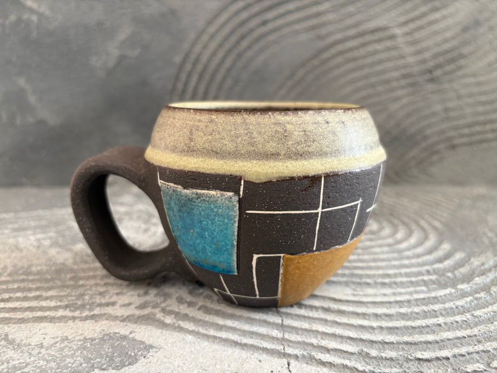 koo pottery【沖縄】仲田雅也　コロコロ　マグカップ53