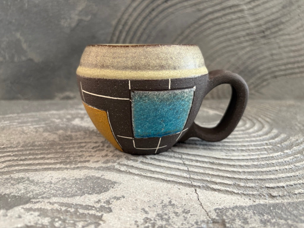 koo pottery【沖縄】仲田雅也　コロコロ　マグカップ53