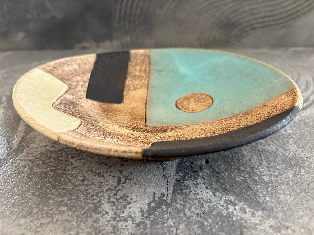 koo pottery【沖縄】仲田雅也　変形皿52