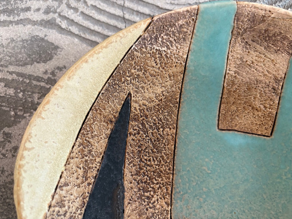 koo pottery【沖縄】仲田雅也　変形皿47