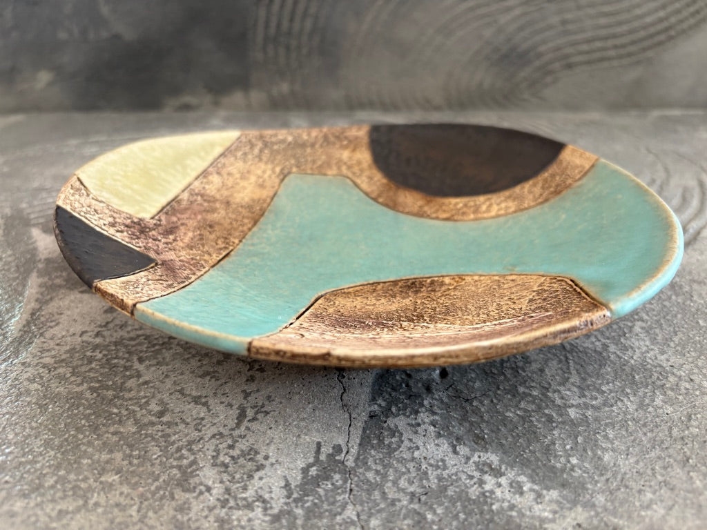 koo pottery【沖縄】仲田雅也　変形皿50