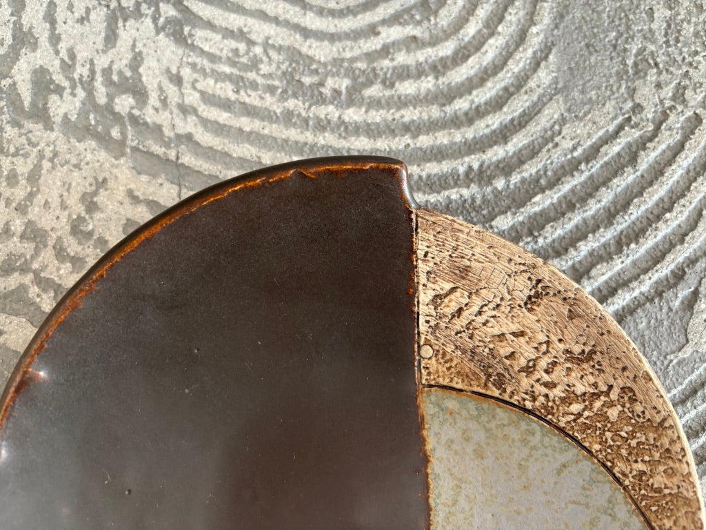 koo pottery【沖縄】仲田雅也　6寸皿35