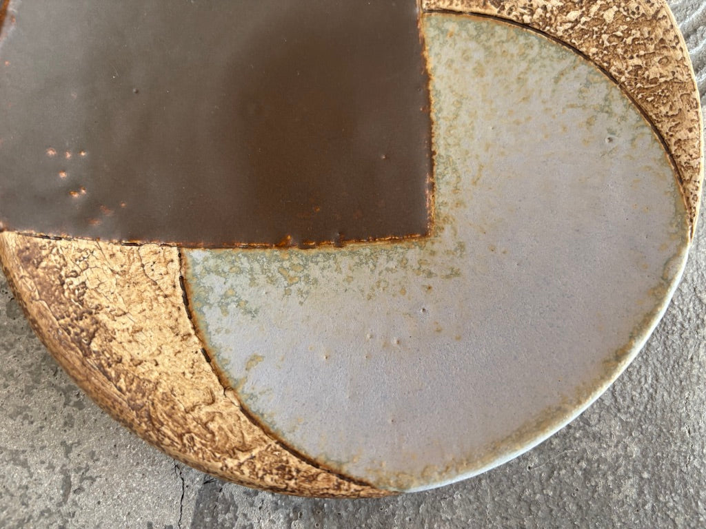 koo pottery【沖縄】仲田雅也　6寸皿35