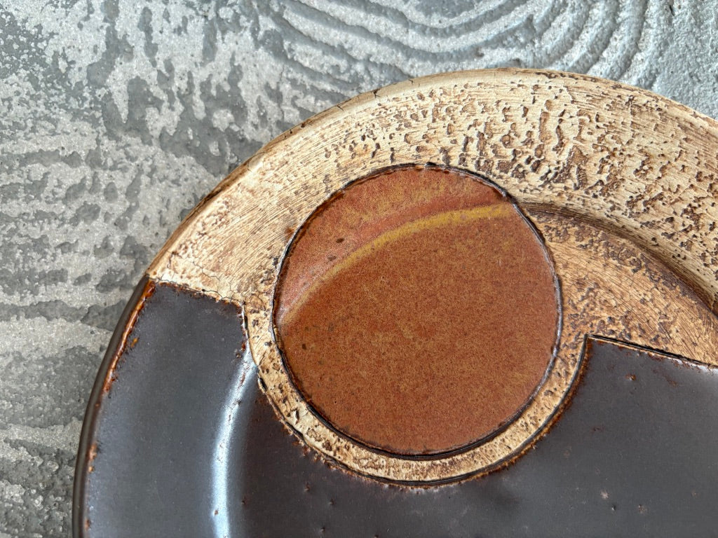 koo pottery【沖縄】仲田雅也　7寸リム皿31