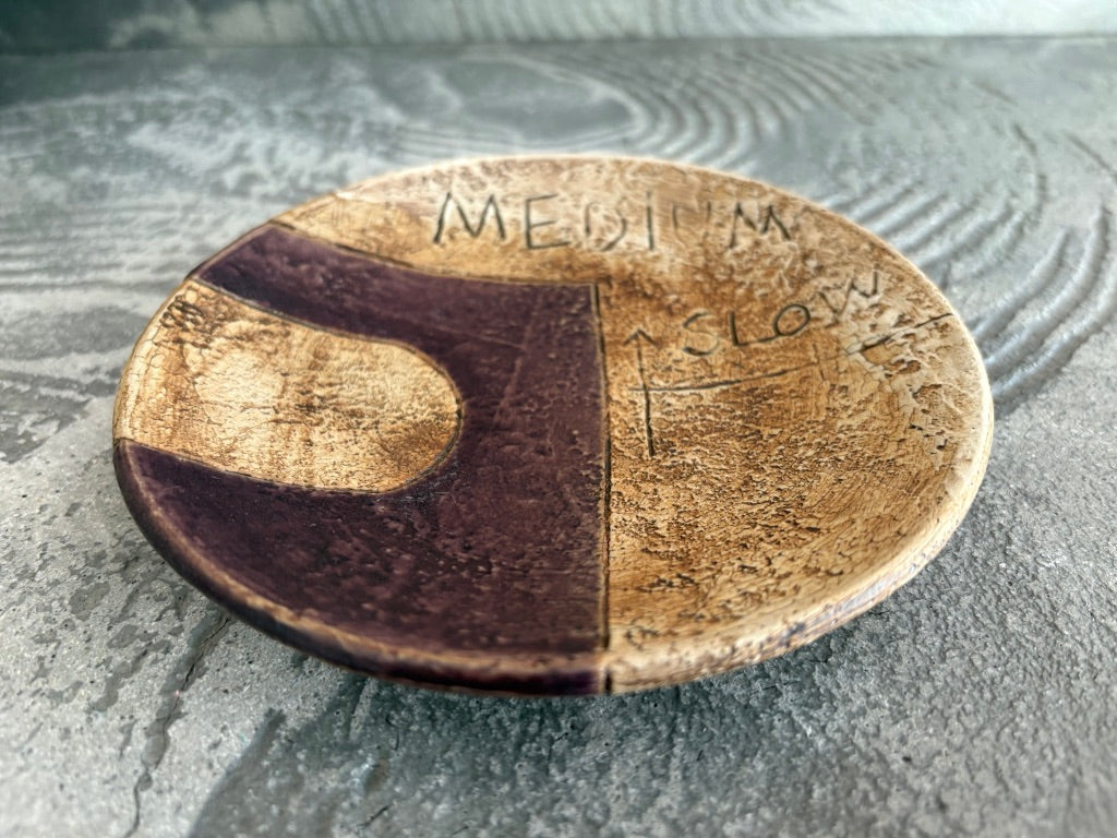 koo pottery【沖縄】仲田雅也　5寸皿28