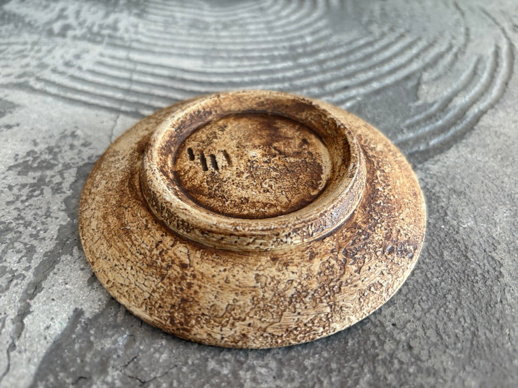 koo pottery【沖縄】仲田雅也　4寸皿27