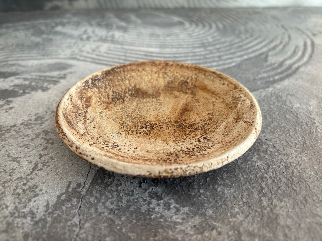 koo pottery【沖縄】仲田雅也　4寸皿27