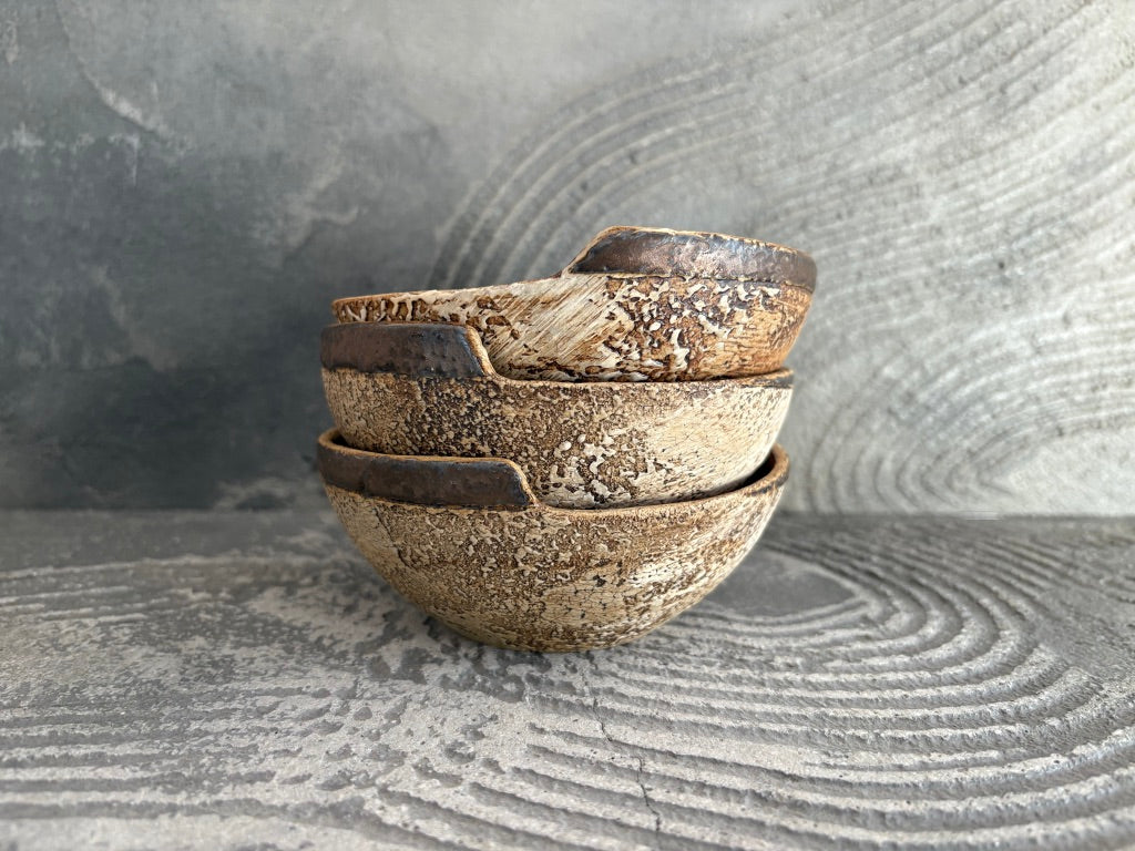 koo pottery【沖縄】仲田雅也　4寸小鉢25