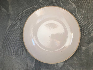 【鹿児島】ONE KILN 27cmラウンドプレート皿 OF WHITE22