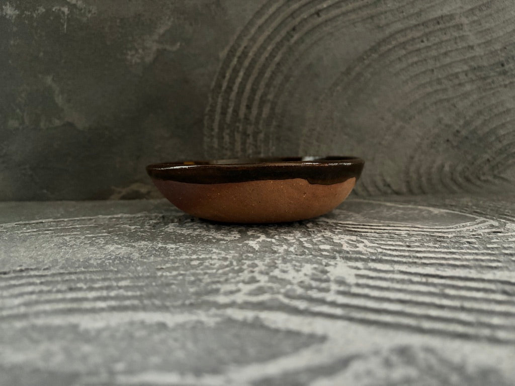 juro pottery【静岡】齊藤十郎　スリップウェア　4寸浅鉢１