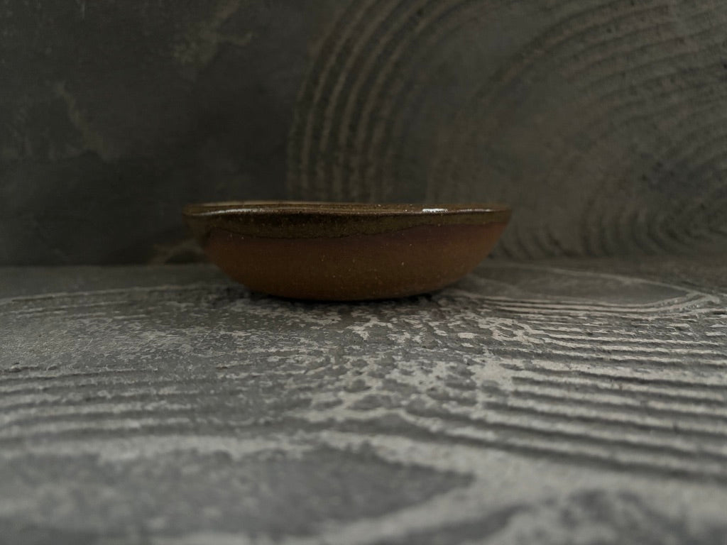 juro pottery【静岡】齊藤十郎　スリップウェア　4寸浅鉢10