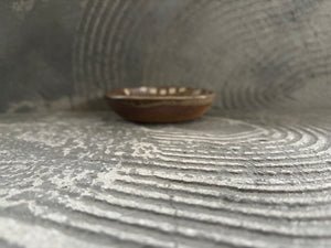 juro pottery【静岡】齊藤十郎　象嵌　楕円豆皿27