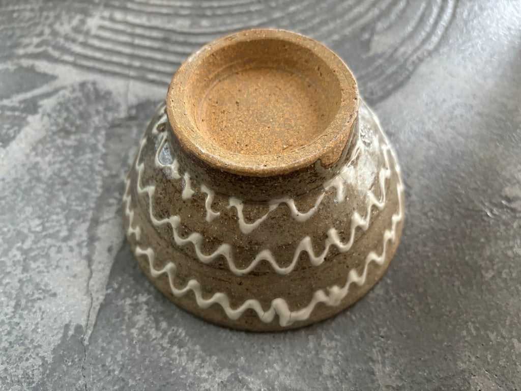 juro pottery【静岡】齊藤十郎　イッチン　お茶碗4